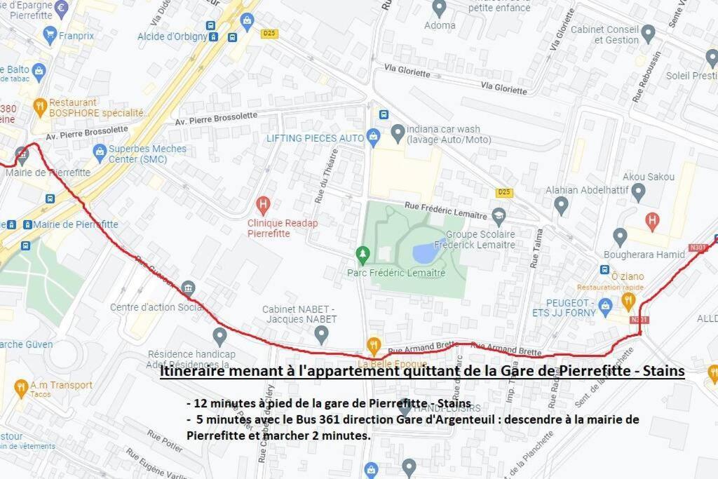 Studio Renove D'Exception Aux Portes De Paris ! Pierrefitte-sur-Seine Exterior foto