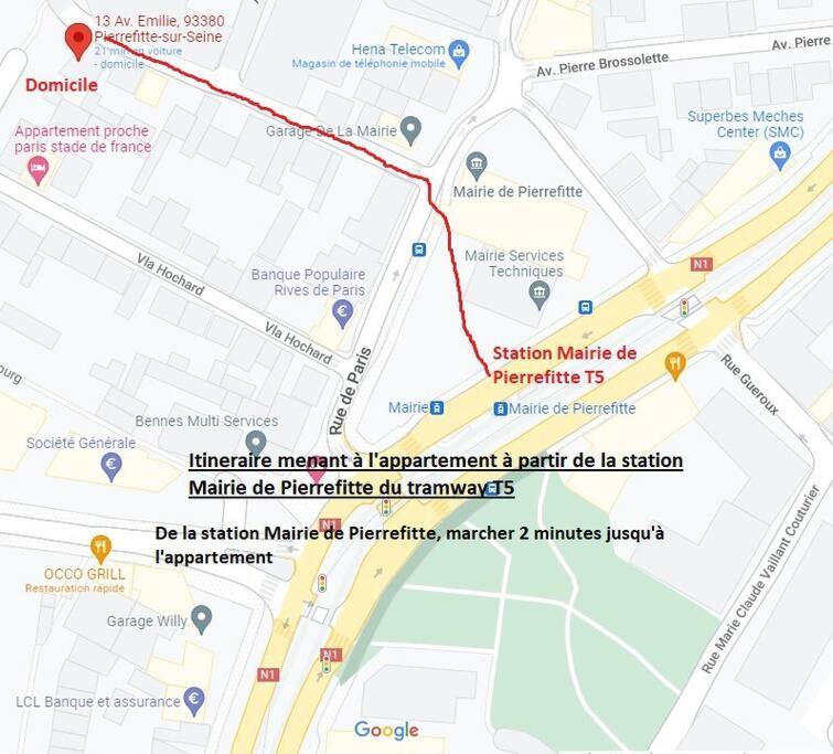 Studio Renove D'Exception Aux Portes De Paris ! Pierrefitte-sur-Seine Exterior foto